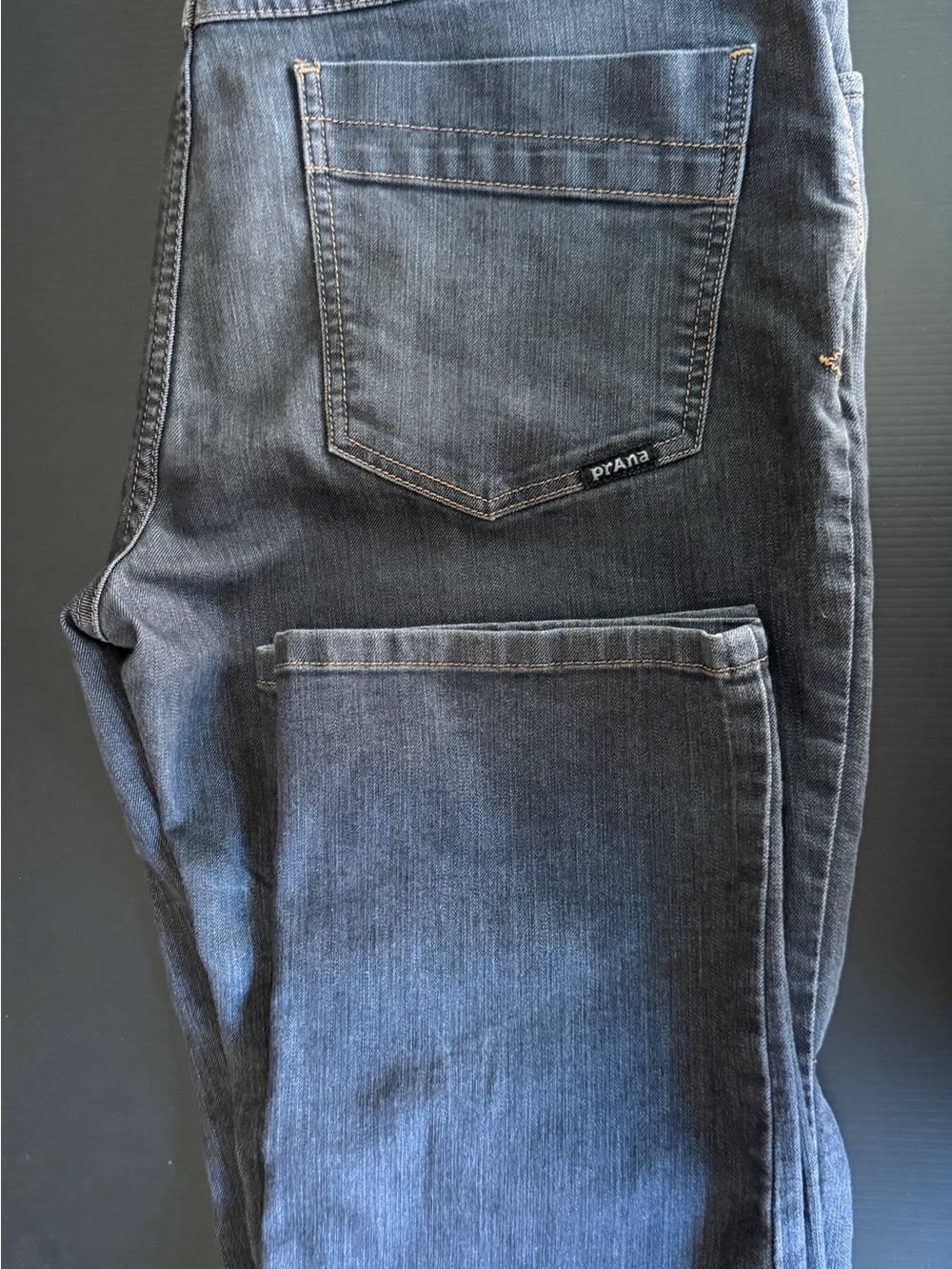 Prana Men's Slim Jeans in Dark Gray Wash